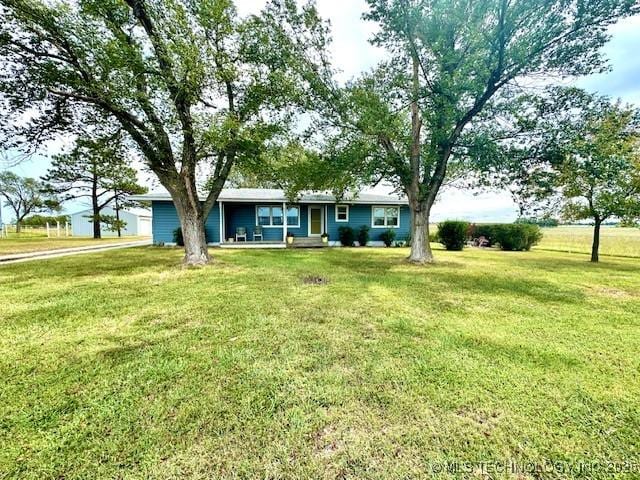 27414 S 4440th Rd, Vinita, OK 74301 - single story home with a front yard