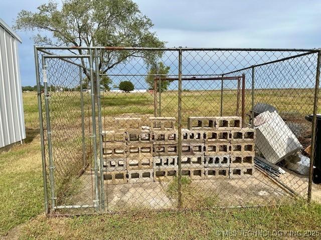27414 S 4440th Rd, Vinita, OK 74301 - view of yard featuring a gate and fence