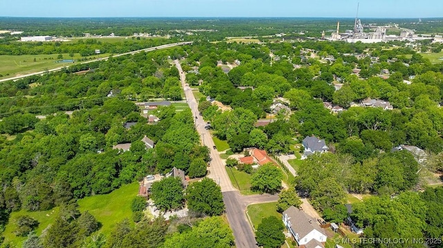 aerial view of property and surrounding area