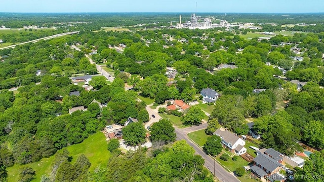 aerial overview of property's location