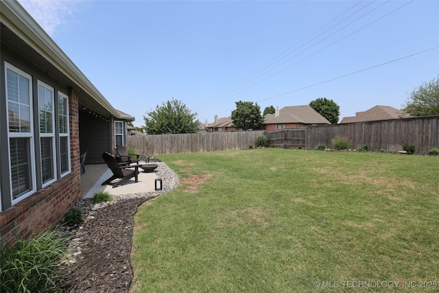 3983 S 216th E Ave, Broken Arrow, OK 74014 - view of yard with a patio