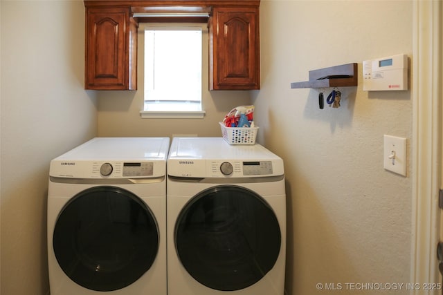 3983 S 216th E Ave, Broken Arrow, OK 74014 - laundry area with cabinet space and independent washer and dryer