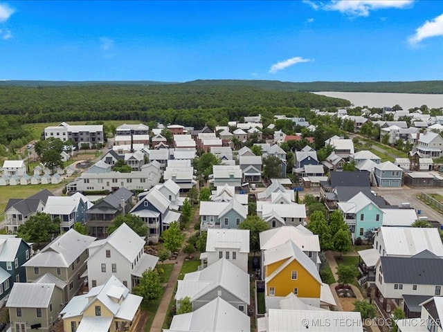 40 Center Ln N, Carlton Landing, OK 74432 - aerial view of residential area with a heavily wooded area
