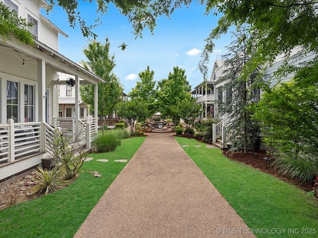 40 Center Ln N, Carlton Landing, OK 74432 - view of home's community featuring a lawn