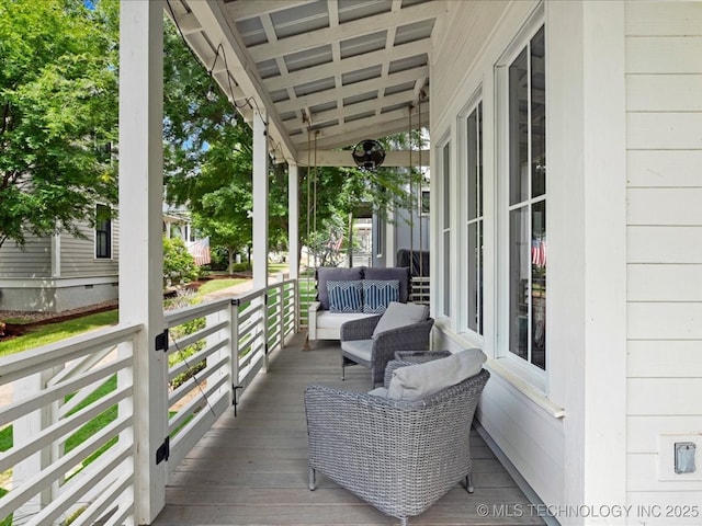 40 Center Ln N, Carlton Landing, OK 74432 - view of porch