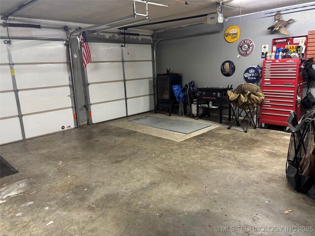 316 Barclay, Muskogee, OK 74403 - garage with a garage door opener