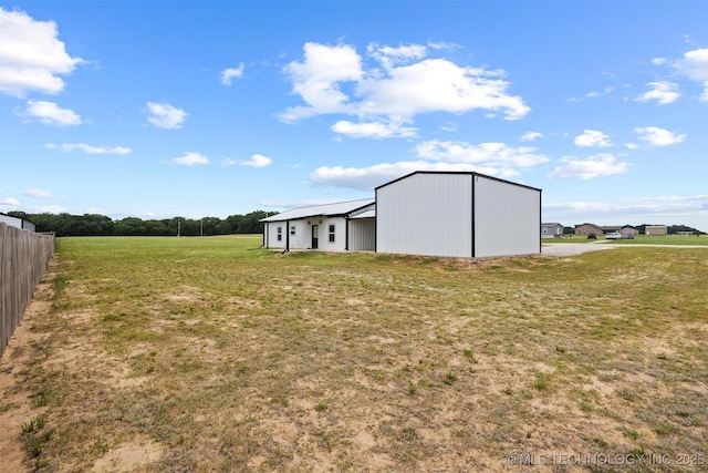 11879 Sandy Acres Trl, Kingston, OK 73439 - view of yard featuring an outbuilding and an outdoor structure