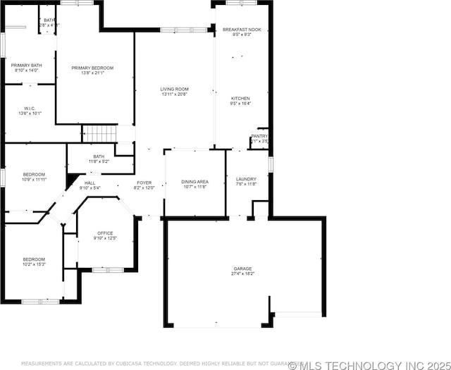 5412 E 122nd St S, Bixby, OK 74008 - home floor plan