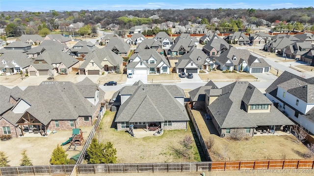 5412 E 122nd St S, Bixby, OK 74008 - aerial view of residential area