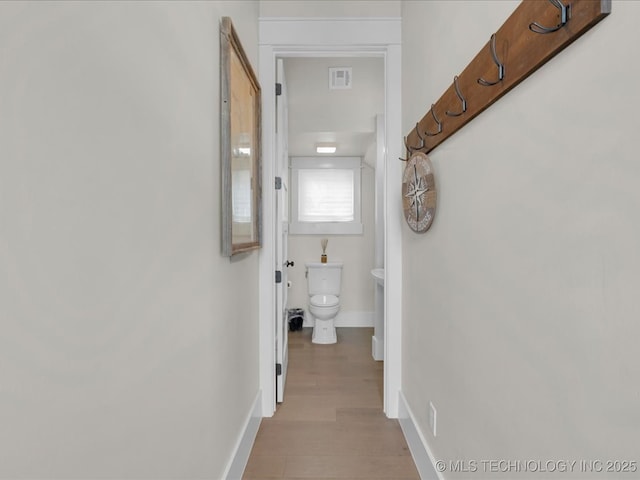 42 Redbud St, Carlton Landing, OK 74432 - hall featuring baseboards and light wood finished floors