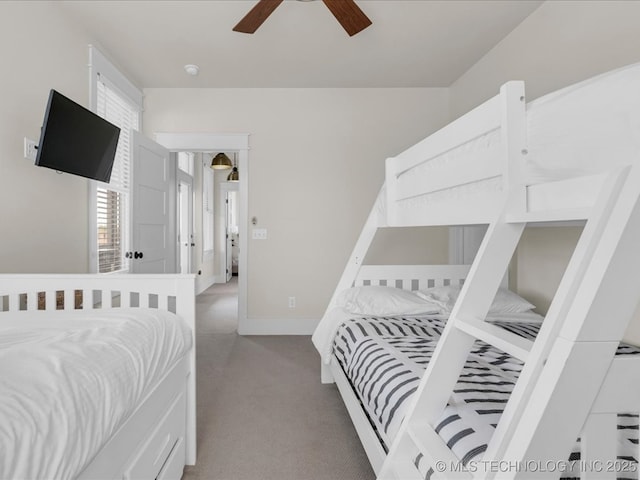 42 Redbud St, Carlton Landing, OK 74432 - carpeted bedroom with baseboards and ceiling fan