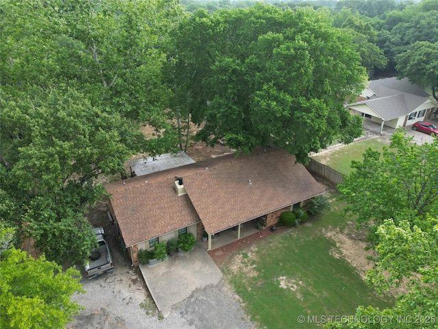 196 High Chaparal St, Ardmore, OK 73401 - aerial view of property and surrounding area