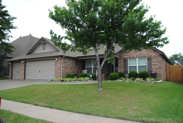 2025 E 134th St S, Bixby, OK 74008 - single story home with brick siding, an attached garage, driveway, and roof with shingles