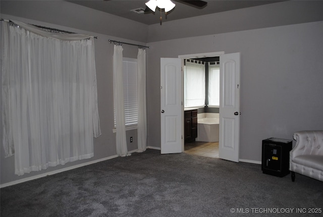 2025 E 134th St S, Bixby, OK 74008 - unfurnished bedroom with carpet floors, ensuite bathroom, and baseboards