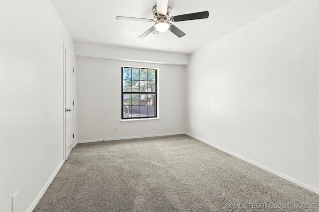 7911 E 66th St Unit 45H, Tulsa, OK 74133 - carpeted spare room with a ceiling fan and baseboards