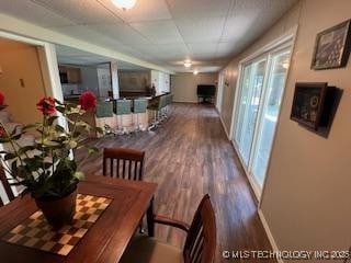 1417 Leisure Rd, Grove, OK 74344 - dining space with wood finished floors and baseboards