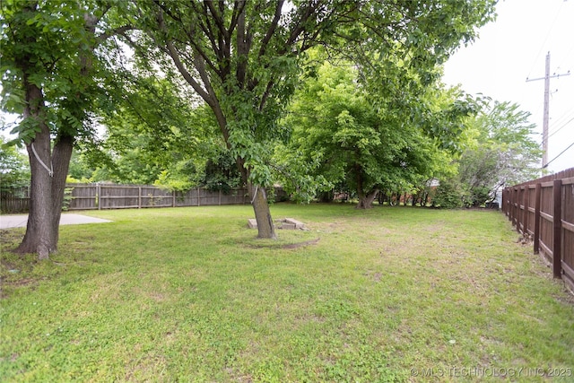 view of yard