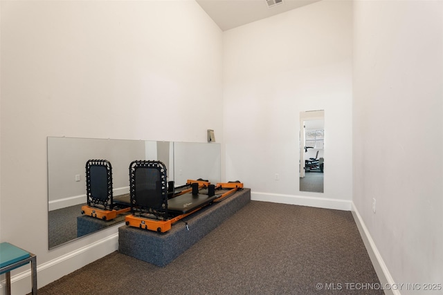 25 Grand Lake Dr Unit 3B, Afton, OK 74331 - detailed view of baseboards and carpet flooring