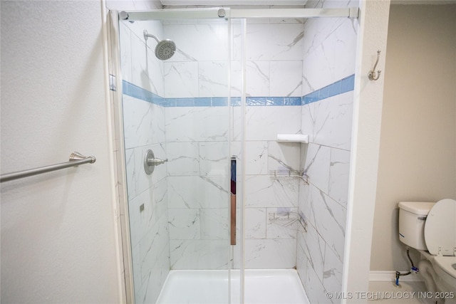 4024 E 25th St, Tulsa, OK 74114 - full bath with toilet and a stall shower