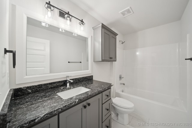 1305 N Dogwood Ave, Broken Arrow, OK 74012 - full bath with vanity, toilet, and shower / washtub combination
