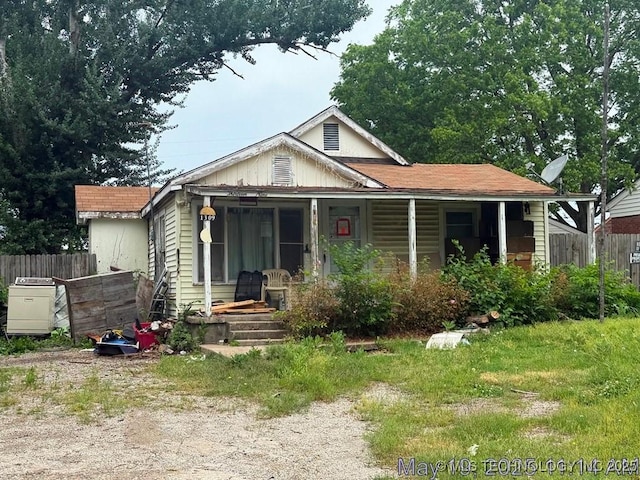 1309 S Oak, Bartlesville, OK 74003 - view of front of home with covered porch