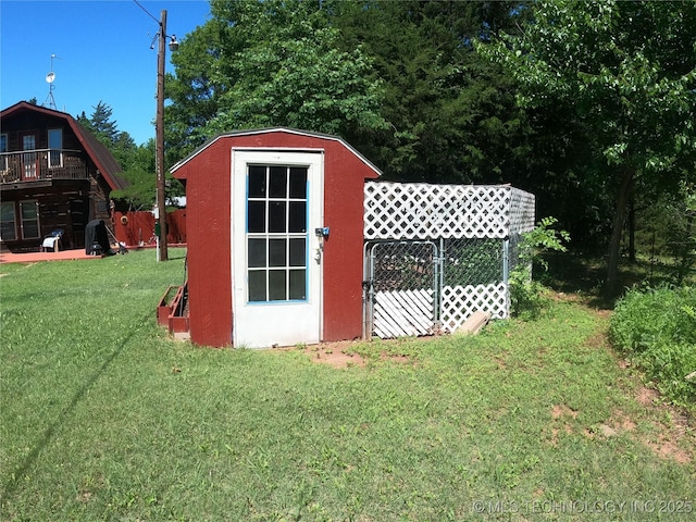 808 N Norfolk Rd, Yale, OK 74085 - view of shed
