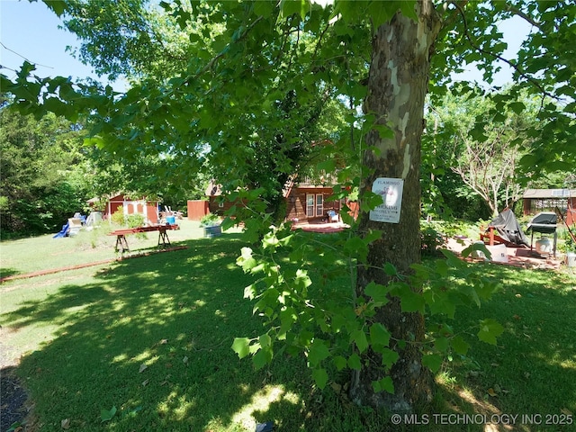 808 N Norfolk Rd, Yale, OK 74085 - view of green lawn