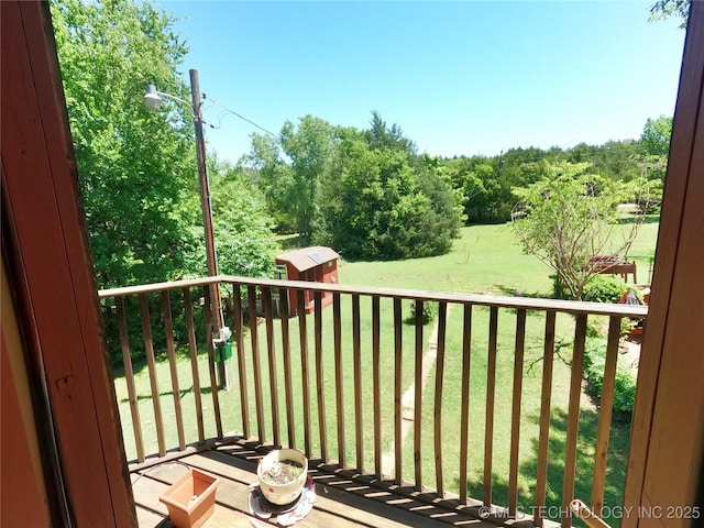 808 N Norfolk Rd, Yale, OK 74085 - view of balcony