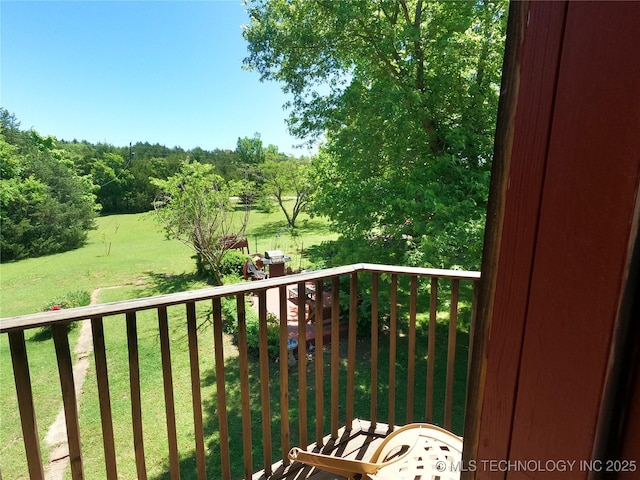 808 N Norfolk Rd, Yale, OK 74085 - view of balcony