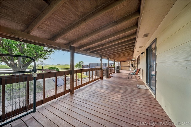 1202 S Oak Grove Rd, Cushing, OK 74023 - view of deck