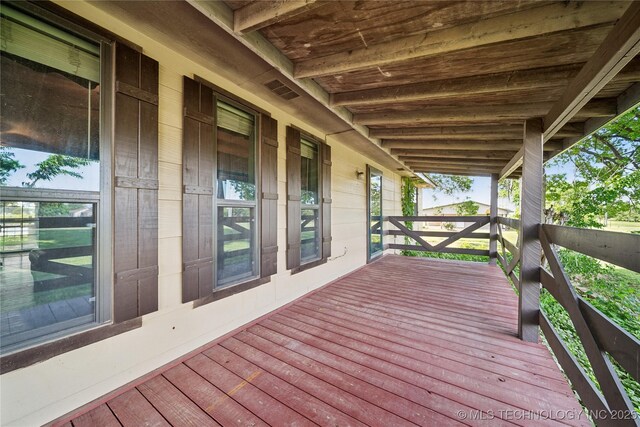 1202 S Oak Grove Rd, Cushing, OK 74023 - view of porch
