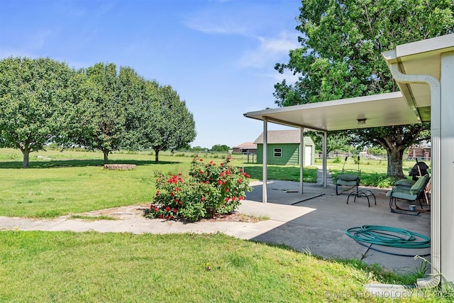 18268 S 79th E Ave, Bixby, OK 74008 - view of green lawn with a patio