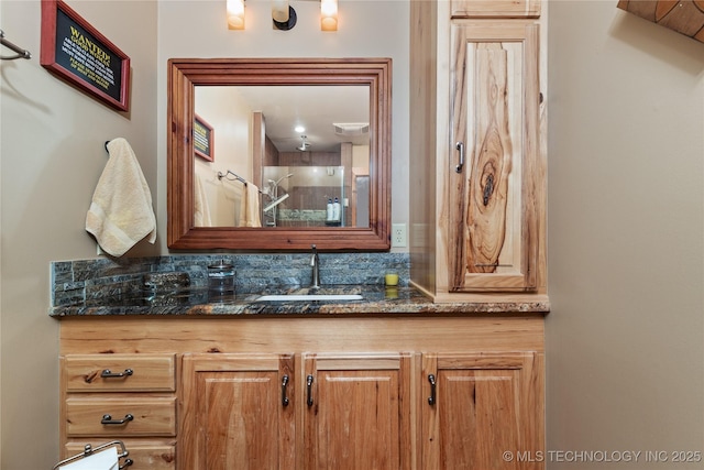 29898 S 566th Rd Unit 422, Afton, OK 74331 - bathroom featuring vanity and a shower
