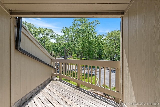 29898 S 566th Rd Unit 422, Afton, OK 74331 - wooden terrace featuring view of scattered trees