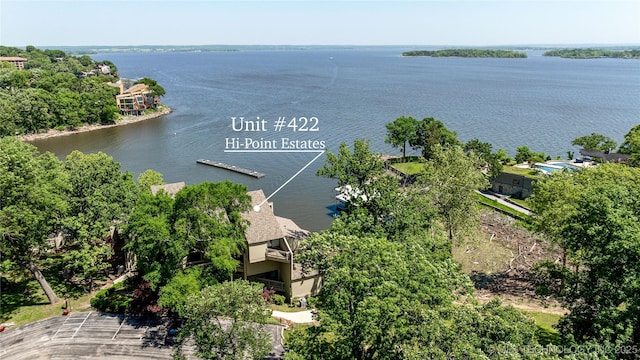29898 S 566th Rd Unit 422, Afton, OK 74331 - drone / aerial view of a large body of water