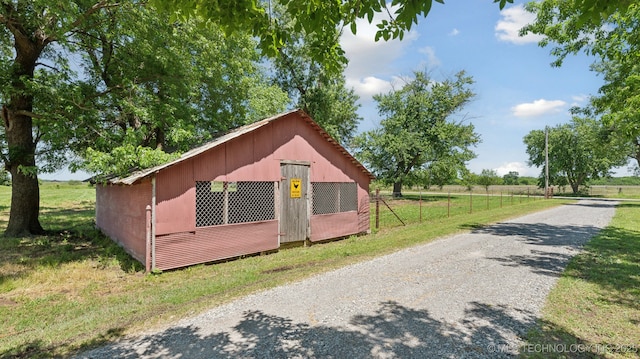 7941 N 433rd Rd, Adair, OK 74330 - view of poultry coop with driveway