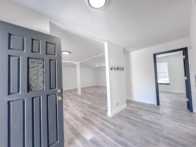 2212 W Independence Pl, Tulsa, OK 74127 - foyer entrance with baseboards and light wood-type flooring