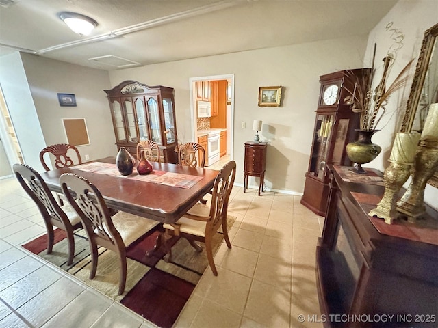 510 Beverly Ave, Vian, OK 74962 - dining area featuring light tile patterned flooring