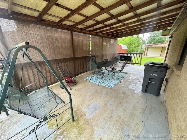 510 Beverly Ave, Vian, OK 74962 - view of patio / terrace with outdoor dining space