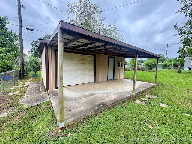 510 Beverly Ave, Vian, OK 74962 - garage featuring a garage