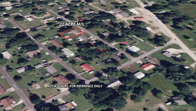 510 Beverly Ave, Vian, OK 74962 - map of property location with property boundaries highlighted