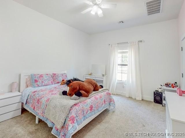 17716 S 39th W Ave, Mounds, OK 74047 - bedroom with carpet flooring and ceiling fan