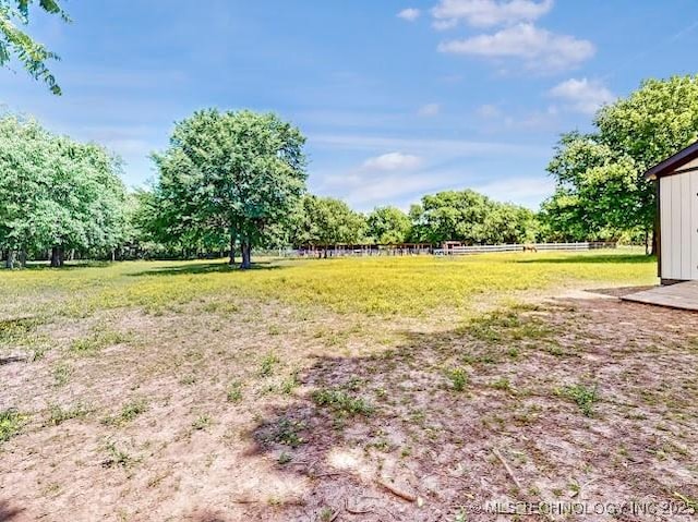 17716 S 39th W Ave, Mounds, OK 74047 - view of yard