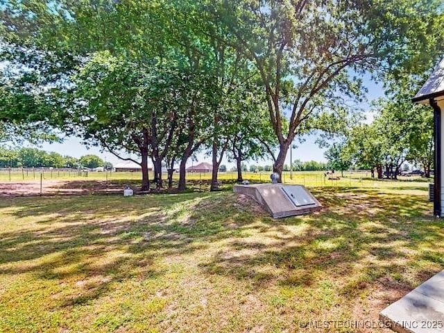 17716 S 39th W Ave, Mounds, OK 74047 - view of storm shelter with a lawn