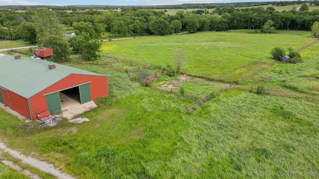9590 S 4240th Rd, Chelsea, OK 74016 - view of rural area with agricultural land