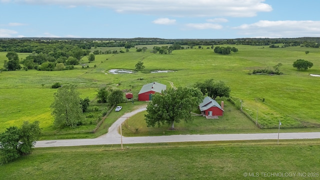 9590 S 4240th Rd, Chelsea, OK 74016 - overview of rural landscape