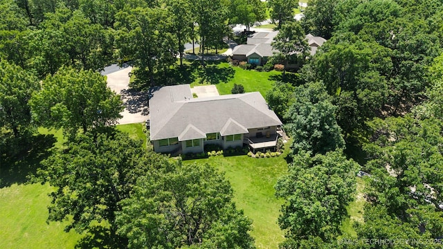 59144 E 290th Rd, Grove, OK 74344 - aerial view of property and surrounding area