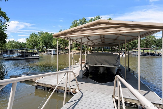 59144 E 290th Rd, Grove, OK 74344 - dock with boat lift and a water view