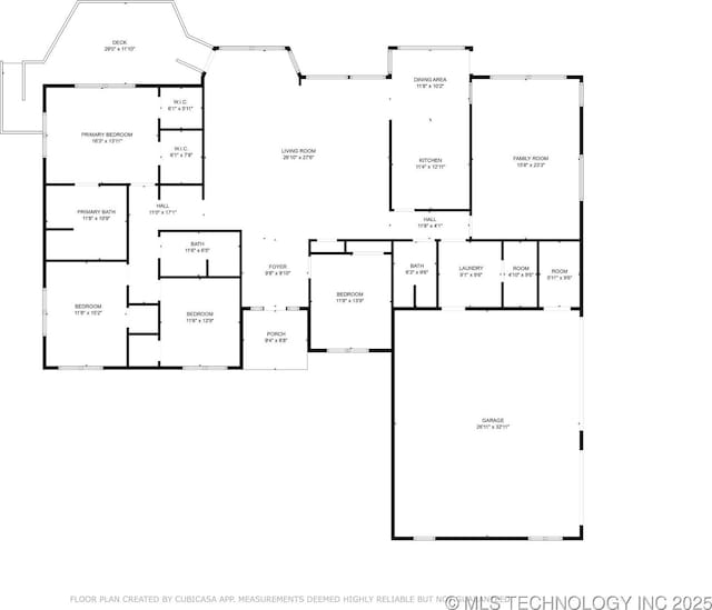 59144 E 290th Rd, Grove, OK 74344 - floor plan / room layout