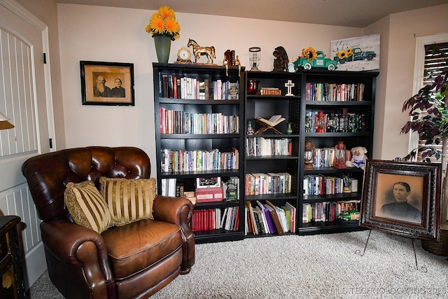 114 Stone, Roland, OK 74954 - sitting room with carpet flooring